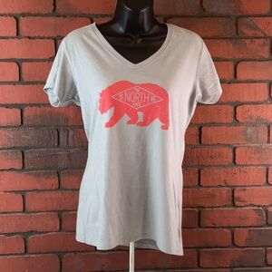 The North Face Womens Medium Grey T-Shirt – Casual, Active, Outdoor